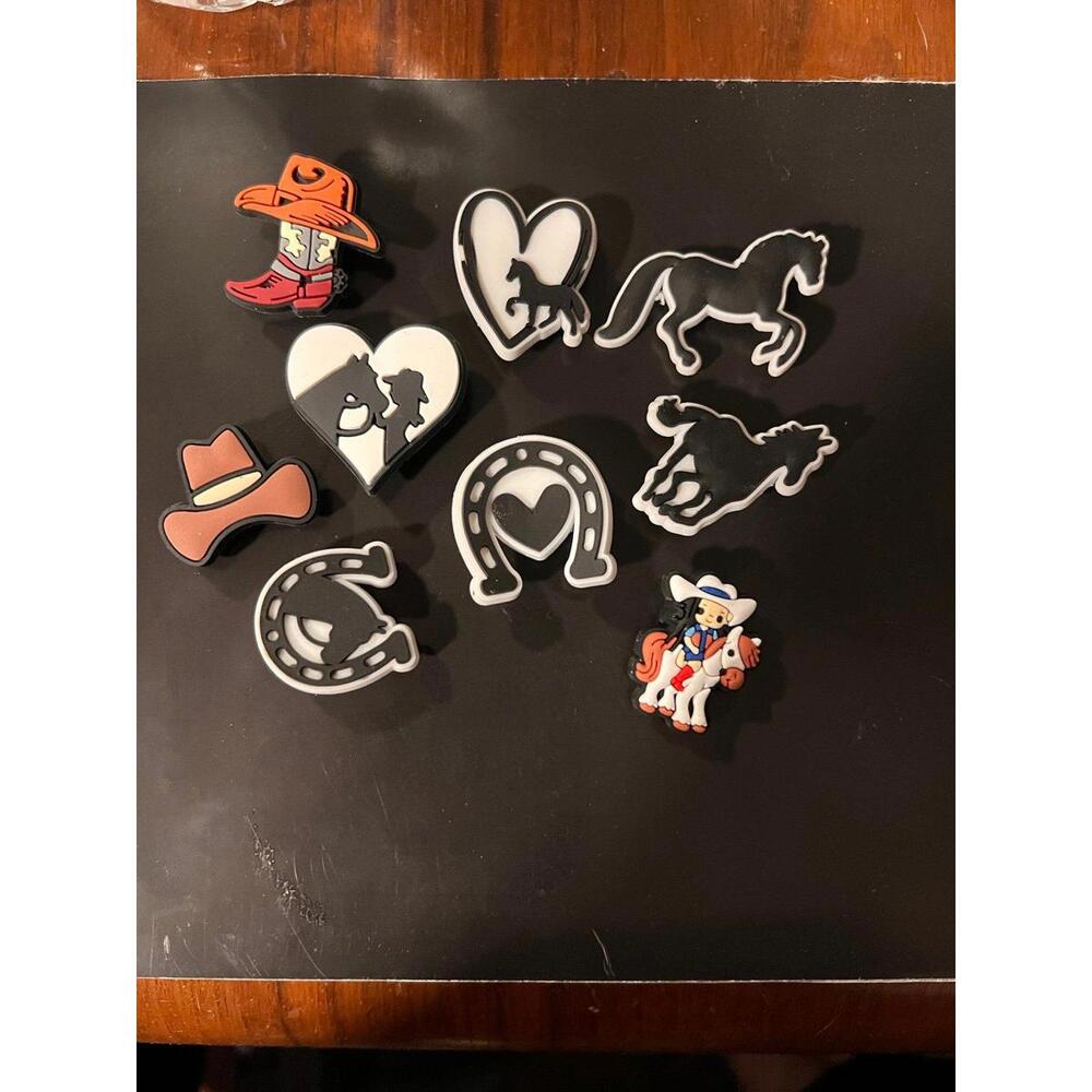 Horse croc charm lot
